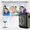 Wireless Voice Amplifier Bluetooth Teacher Microphone 18W Waterproof Portable...