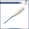 Set of 8 Dental Luxating Elevators Luxation Root Elevators Titanium Blue Tips