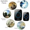 (4 pc) for Home Office Classroom Smart Wireless Plug and Play Doorbell Kit