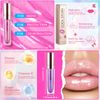Likesing Set of 3 Glitter Lipstick Set, Lip Gloss, 24 Hours Hold, Red Lipstick, Lip Gloss, Long Lasting Lipstick, Pink Red Lip Balm, Make-Up, Women's Lip Gloss, Permanent Birthday Gift, Halloween