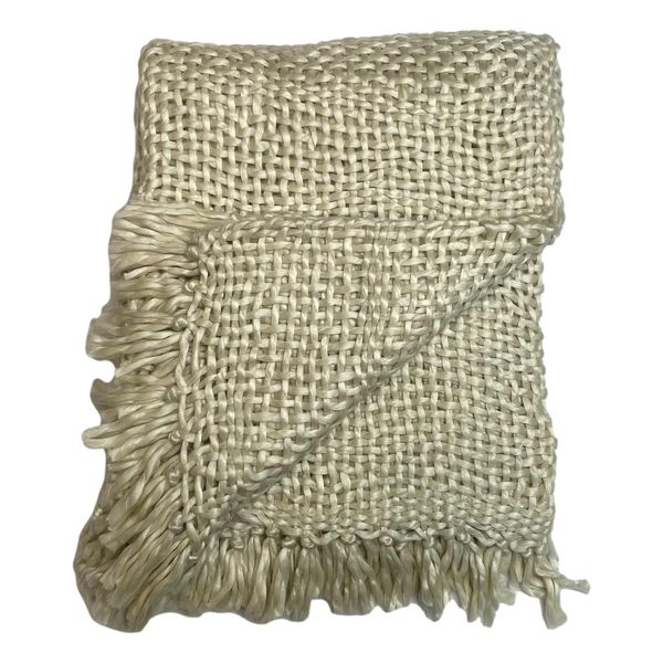 Ragged Rose Abigail Cream Throw