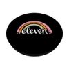 Eleven Playful rainbow design PopSockets Adhesive PopGrip