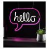 Neon LED Hello Light