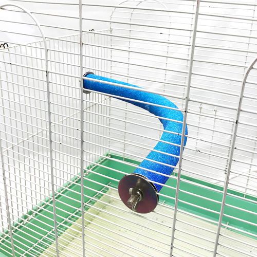 Litewood Bird Wood Perch Stand Toys, U-Shaped Curved Corner Pet Parrot Frosting Stand Rack Grinding Scrub Stick Chew Bite Paw Grinding Rod Toy for Small and Medium Birds (CORNER-PERCH)
