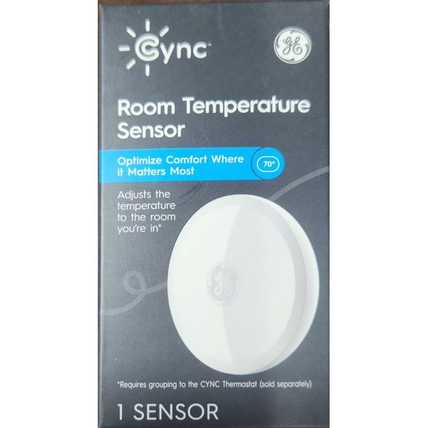 GE CYNC Smart Temperature & Humidity Sensor, Smart Home Includes Voice And Away