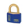 ABUS 45416 Nautic INOX Series Solid Brass Padlock with 8406 Alike Keyed - Blue