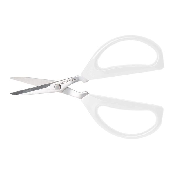 Joyce Chen Original Unlimited Kitchen Scissors All Purpose Dishwasher Safe Kitchen Shears With Comfortable Handles, White