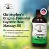 Christopher's Original Formulas Cayenne Heat Massage Oil, 4 Fluid Ounce | Warming Sensation for Muscles & Joints | Natural Comfort & Relaxation | Pure Herbal Formula