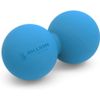 Lightweight Peanut Massage Ball - Deep Tissue Roller with Workout Guide - 12 oz