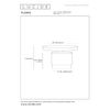 LUCIDE Floris Ceiling Spotlight Diameter 10 cm 1 x GU10 Black