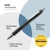 Uni-Ball Jetstream Retractable Ball Point Pens,0.7mm, Black Ink, 3-Count