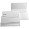 Pack of 50 White Card Premium Foolscap Document Wallets
