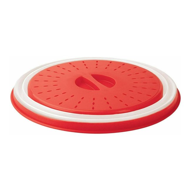 Tovolo Set of 3 Collapsible Microwave Food Covers ,Red