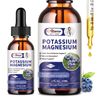 2 Potassium Magnesium Drops High Absorption,Improved Sleep,Stress Anxiety Relief