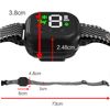 Anti Barking Collar for Dogs, Smart Automatic, Digital, Waterproof, Stop Bark, Black (White)