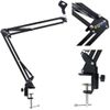 Stagg SUM20 USB-Mikrofon Set mit Tischstativ + keepdrum Gelenkarm-Stativ Schwarz