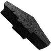 Ridge Vent End Plug Blk Foam