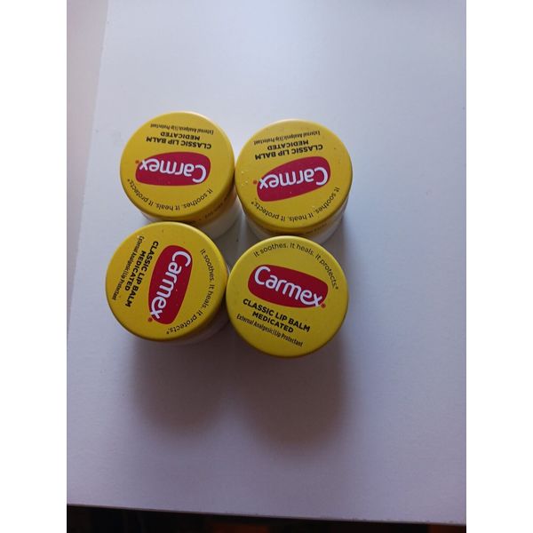 Carmex Classic Lip Balm 0.25 oz (Packs of 4)