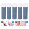 Coarse Replacement Rollers, Foot File Roller Heads,5pcs Extra Coarse Replacement Rollers, Hard Skin Remover Refills for Foot Care for Extremely Rough and Tough Calluses