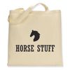 Make it Love it Sell It - Horse Stuff - Canvas Tote Bag, Single Sided