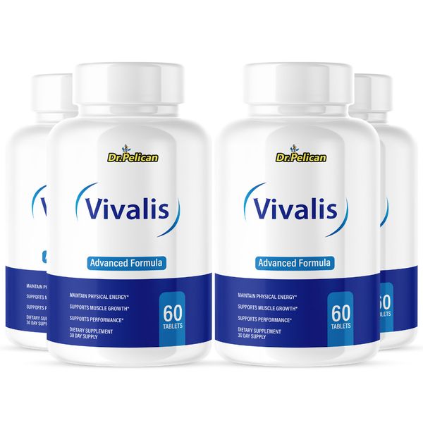 Vivalis- Men's Health & Performance- 4 Bottles- 240 Tablets