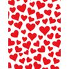 Chocolate Transfer Sheet, Hearts Pattern, A4 Size for Chocolate (4 Sheets)