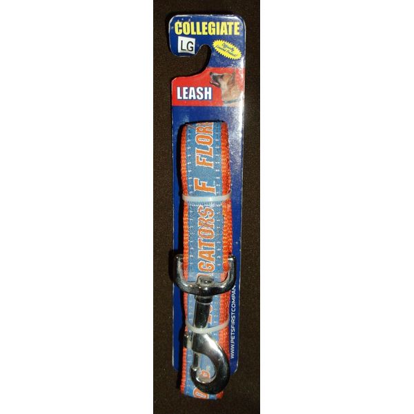 FLORIDA GATORS COLLEGIATE LARGE 6 FOOT DOG LEASH PET LEASH NEW ORANGE BLUE