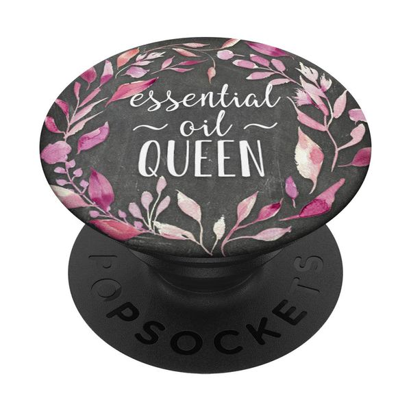 Essential Oil Queen - Cute EO Distributor Downline Gift PopSockets Swappable PopGrip
