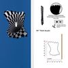 Off The Wall Plates - Black Optical Illusion Decorative Acrylic Electrical Cover - Single Light Switch