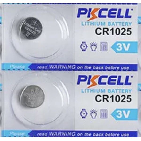 2PCS CR1025 BR1025 3V Li-ion Button Coin Battery for Welding Helmet, LED Light