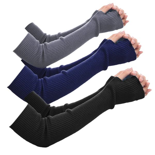 Novawo® fingerlose Armwärmer und Handschuhe aus fester Wolle, für Damen