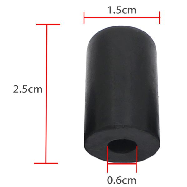 5 Stücke Cello End Pin Tipp Verschleißschutz Cello Gummi Schutzkappe Rutschfeste Cap für Cello Saiteninstrumente