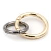 MUCHENG Pack of 10 O-Ring Round Spring Gate Carabiner Sna Cli Trigger Spring Key Ring Buckle Spring Coil