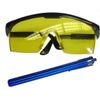 Refrigerant Leak Detector Dye Inject w/ Blacklight + Glasses (2 Pack)