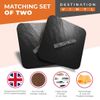 2 x Square Coasters - Cargo Container Ship Cork Backed Home Kitchen Accessory Tea Coffee Mug Mat #35810