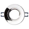 McShine - Mounting Frame | Crystal Glass | Round, 90 mm Diameter, Transparent