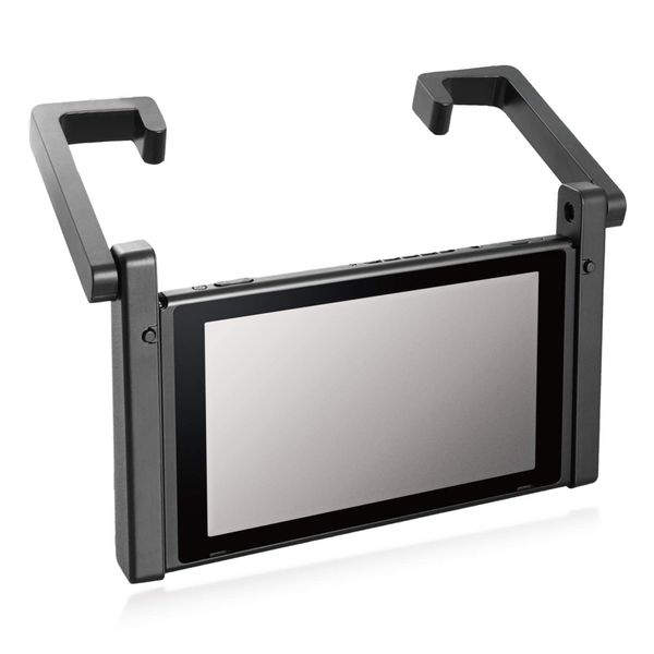 Elecom GM-NS20CSTBK Car Holder Stand [Compatible with Nintendo Switch/Nintendo Switch OLED Models] Black