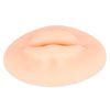 3D Silicone Lips, Tattoo Practice Lips Semi Permanent Soft Elastic Silicone Skin Touch Feeling Fake Lips Tattoo Embroidery Practice Lip Skin for Microblading Practice(Light Skin)