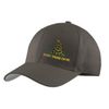 Don't Tread On Me Gadsden Hat Cap Flex Fit (S/M, Gray)