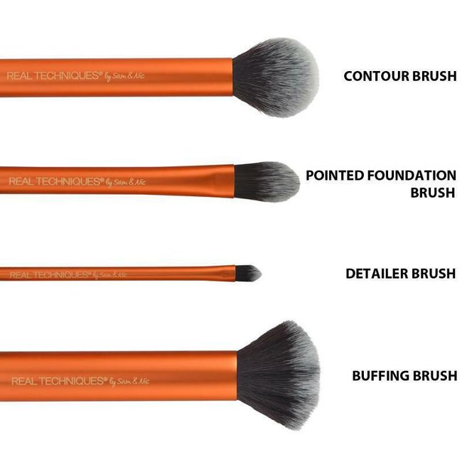 Makeup Brush Set - Real Techniques The Wanderer Makeup Brush Kit