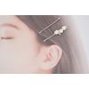 Cast 3 Row Epoxy Flower Set Hairpin Silver