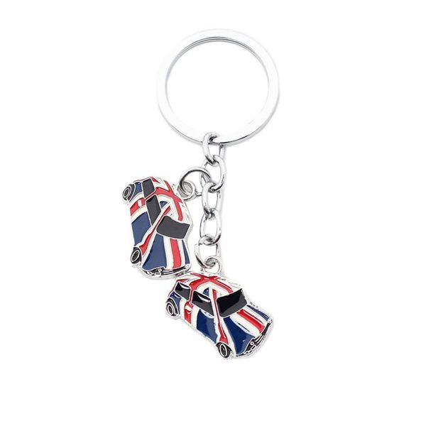 VNEWSCHI UK Flag Metal Keychain UK Souvenir Key Rings Cute Car Keyring Bag Charms Bag Accessories for Women Men