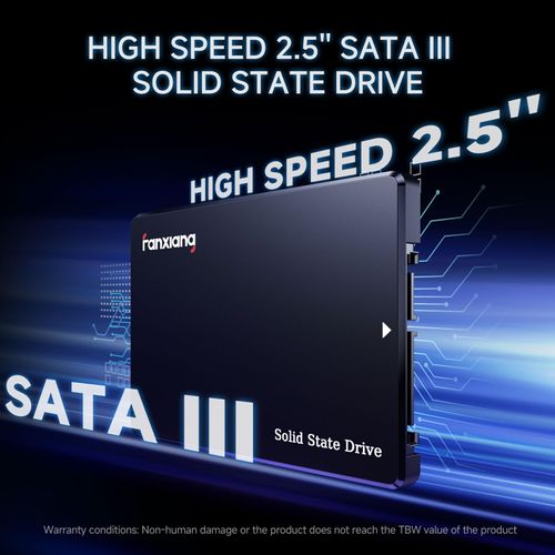fanxiang 512GB SSD SATA III 6Gb/s 2.5″,Up to 560MB/s, QLC SATA SSD 512GB,Internal Solid State Drives for Laptop,PC Desktops-S101Q