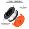 Strimmer Spool, 3 PCS 1.65mm 30ft Strimmer Spool Line Compatible for Black and Decker (with 1 Cap 1 Spring)