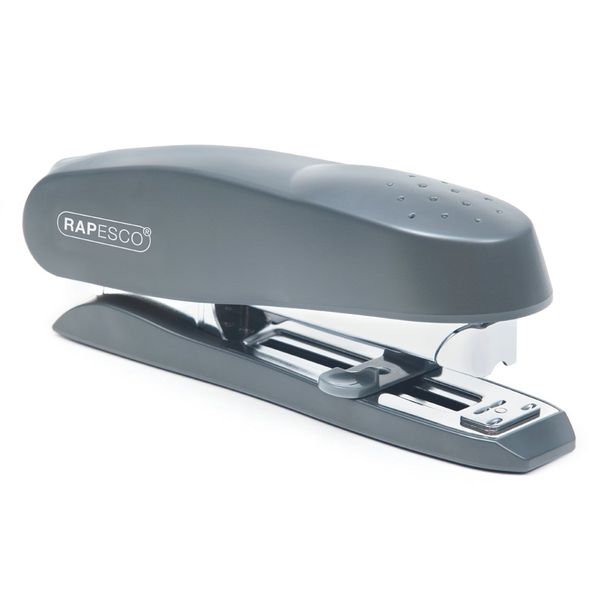 Rapesco R71726B3 ECO Spinna Front Loading Stapler, 50 Sheet Capacity, Grey