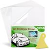 Car Windshield Sticker, Windshield Applicator,  10PCS 4 X 6 Inch 