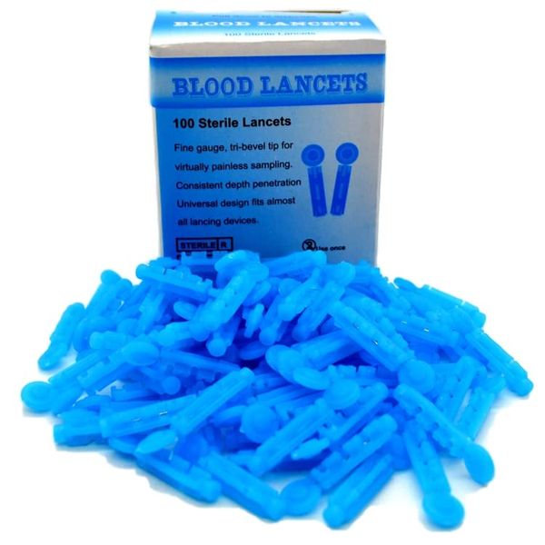 100 x 28G Valuemed Fully Compatible Blood Lancets Fit Most Auto-Lancing Devices Including EasyLife, eBwell & On Call (100)