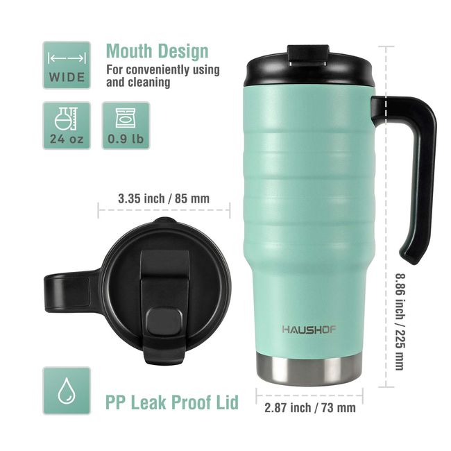 Travel Mug Lid | Black - Leak-Proof, BPA Free