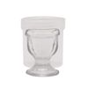 ChillEyes Transparent Glass Eye Wash Cup - Effective Eye Rinse and Cleansing – Eco-Friendly, Non-Reactive, Safe and Comfortable (Single, Clear)