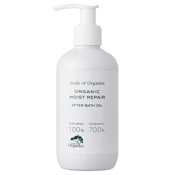 Made of Organics Moisture Repair After Bath Oil, 6.8 fl oz (200 ml), Body Cream, 6.8 fl oz (200 ml) (x 1)